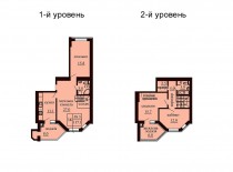 Двухуровневая квартира 117.1 м/кв - ЖК София