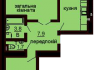 2-х комнатная квартира 67.2 м/кв - ЖК София