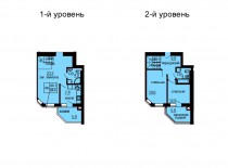 Двухуровневая квартира 94.4 м/кв - ЖК София