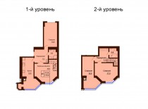 Двухуровневая квартира 115 м/кв - ЖК София