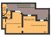 Нежилое помещение 75,6 м/кв - ЖК София