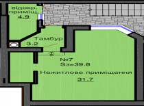 Нежилое помещение 39.8 м/кв - ЖК София