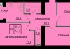 Трехкомнатная квартира 74,1 м/кв - ЖК София