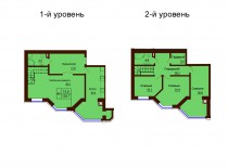 Двухуровневая квартира 128.7 м/кв - ЖК София