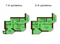 Двухуровневая квартира 119 м/кв - ЖК София