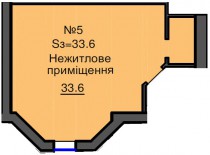 Нежилое помещение 33,6 м/кв - ЖК София