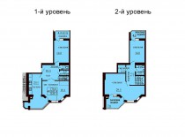 Двухуровневая квартира 145.5 м/кв - ЖК София