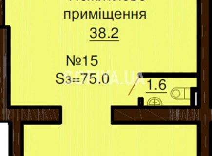  Нежилое помещение 75 м/кв - ЖК София