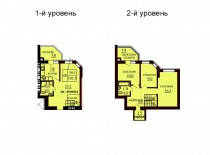 Двухуровневая квартира 103.5 м/кв - ЖК София