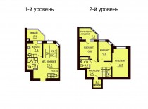 Двухуровневая квартира 103.5 м/кв - ЖК София