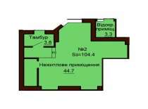 Нежилое помещение 104.4 м/кв - ЖК София