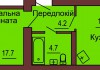 Однокомнатная квартира 45.2 м/кв - ЖК София