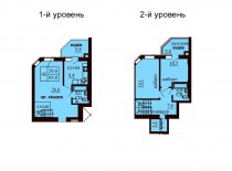 Двухуровневая квартира 95.8 м/кв - ЖК София