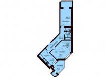 2-х комнатная квартира 74,7 м/кв - ЖК София