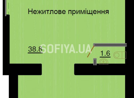 Нежилое помещение 75,3 м/кв - ЖК София