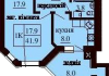 Однокомнатная квартира 41.9 м/кв - ЖК София