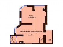 Нежилое помещение 83.3 м/кв - ЖК София