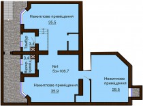 Нежилое помещение 106.7 м/кв - ЖК София