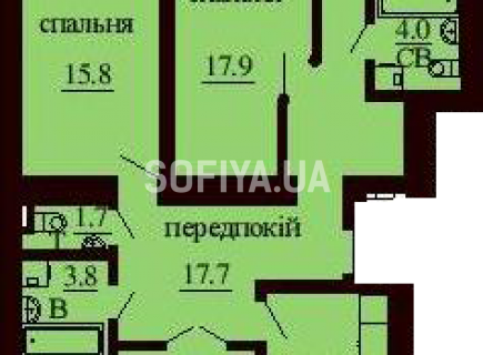 4-х комнатная квартира 112.2 м/кв - ЖК София