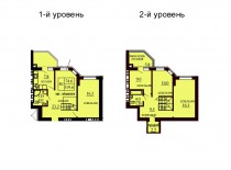 Двухуровневая квартира 119.6 м/кв - ЖК София