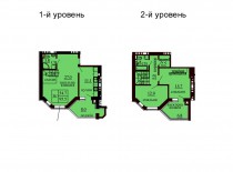 Двухуровневая квартира 95.5 м/кв - ЖК София
