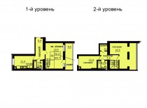 Двухуровневая квартира 105.7 м/кв - ЖК София