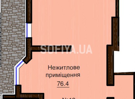 Нежилое помещение 88.2 м/кв - ЖК София