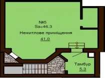 Нежилое помещение 46.3 м/кв - ЖК София