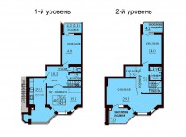 Двухуровневая квартира 145.5 м/кв - ЖК София
