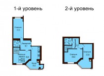 Двухуровневая квартира 112.5 м/кв - ЖК София