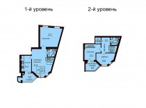 Двухуровневая квартира 139.3 м/кв - ЖК София